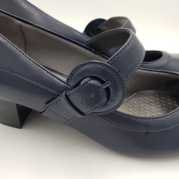 Life Stride | Shoes | Lifestride Rozz Mary Jane Pump Navy Size M New | Poshmark